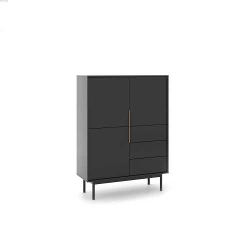 Komoda Wysoka Viva Vi04 3d3s Czarny N.Czarne U.Zł.jpg