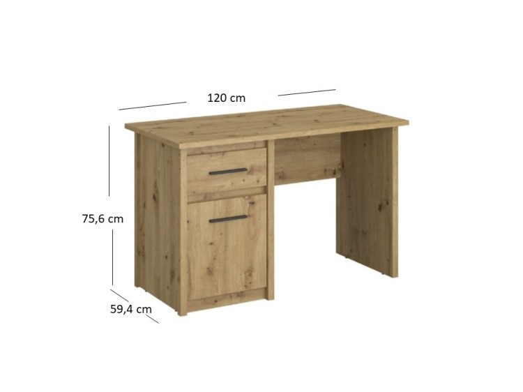 system AYSON biurko 1d1s_120 dąb artisan_4.jpg
