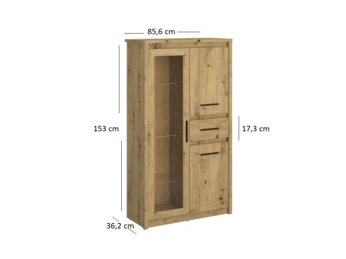 system AYSON witryna niska 2d1w1s dąb artisan_4.jpg
