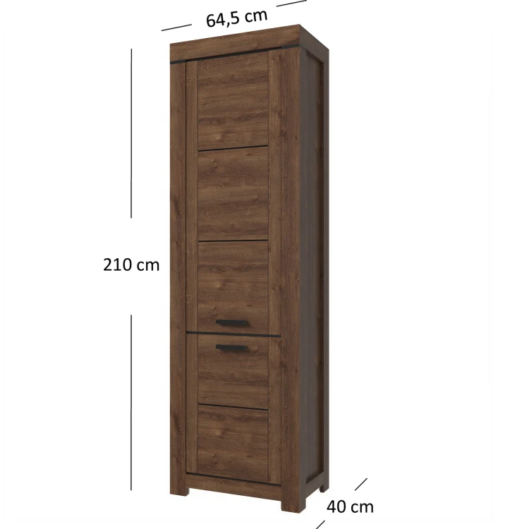 system BRASS regał 2d dąb brązowy_4.jpg