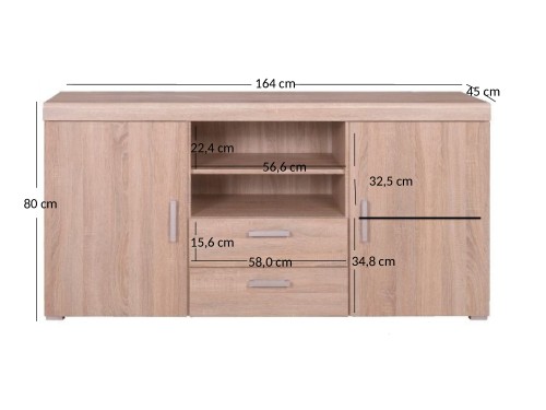 system DAMIS komoda 2d2s dąb sonoma_4.jpg