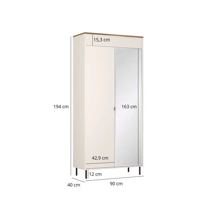 Furniwest EVO szafa z lustrem