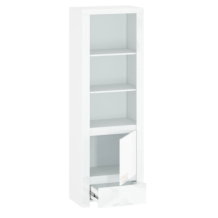system LINGO regał otwarty 1d1s [R] biały połysk_5.jpg