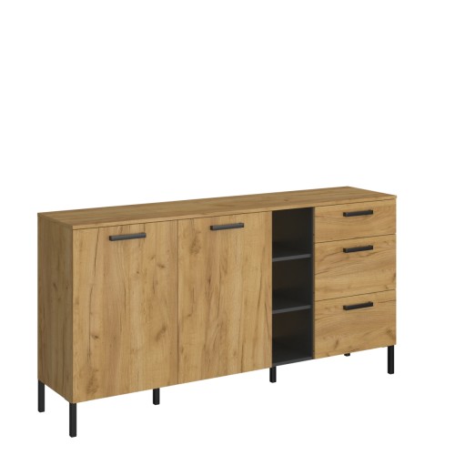 system SANTES komoda 2d3s dąb craft złoty _ antracyt_3 (1).jpg