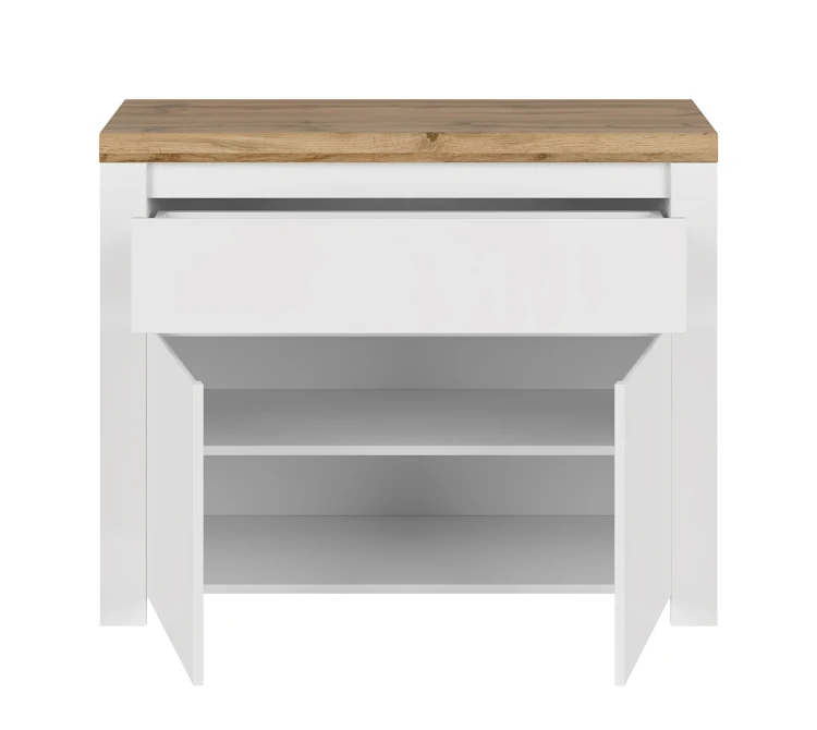 system VIGO komoda 2d1s [G] biały połysk _ dąb wotan_5.jpg
