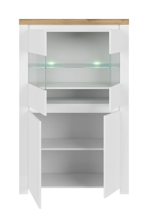 system VIGO witryna niska 2d2w [C] biały połsyk _dąb wotan_5.jpg