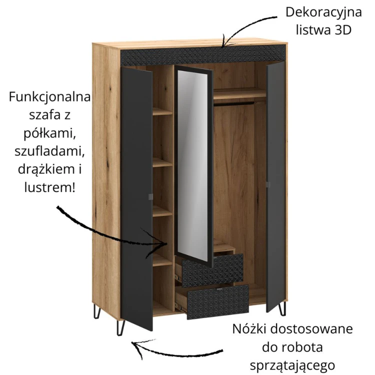 system BELLANO szafa z lustrem 3d2s dąb evok _ czarny_10.jpg