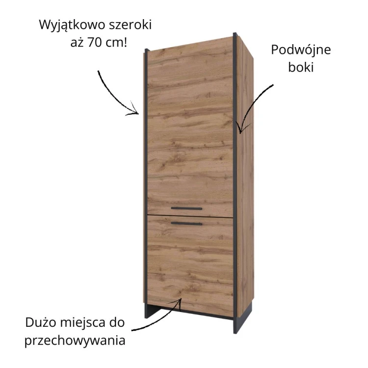 AMINO Regał 2d dąb wotan_czarny_10.jpg