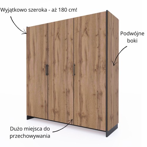 AMINO Szafa 3d dąb wotan_czarny_10.jpg