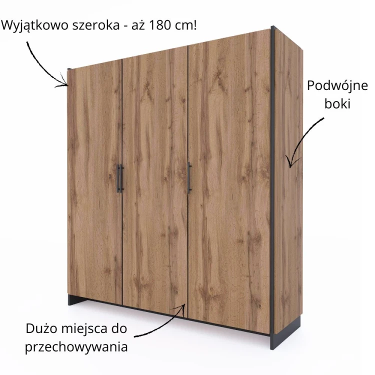 AMINO Szafa 3d dąb wotan_czarny_10.jpg