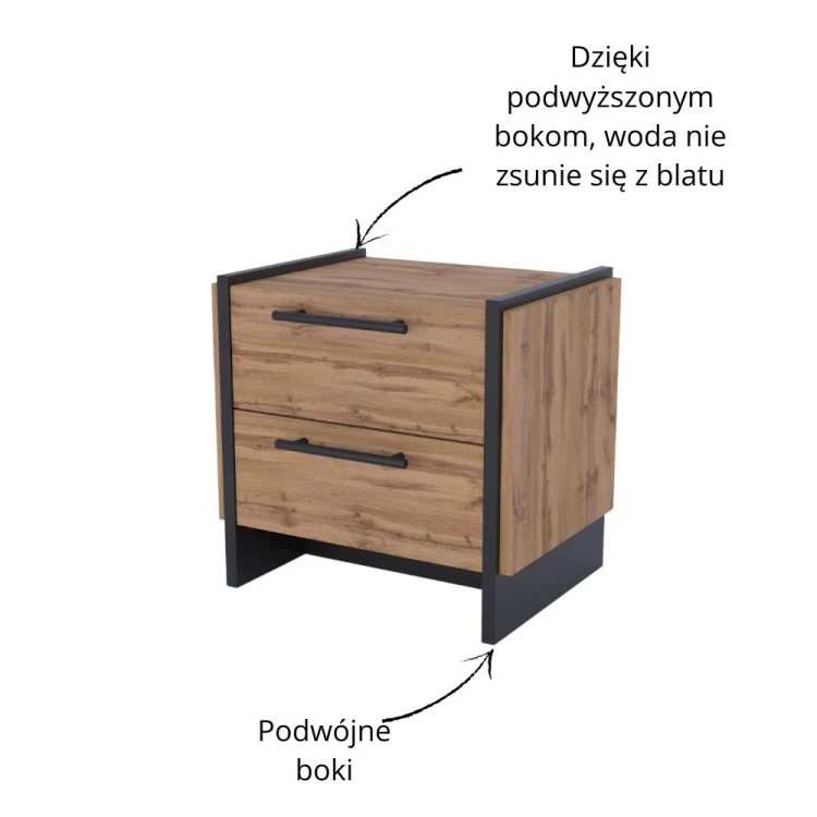 AMINO Szafka nocna 2s dąb wotan_czarny_10.jpg