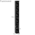 Furniwest regał na 204 płyty CD lub 72 płyty DVD kolor czarny 184 cm