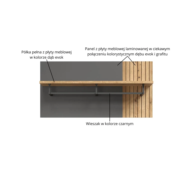 system ESTEBAN wieszak panel 80 grafit _ dąb evok [2312.440]_9.webp
