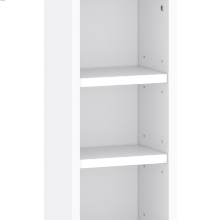 Furniwest regał na 102 płyty CD lub 36 płyty DVD kolor biały 92 cm