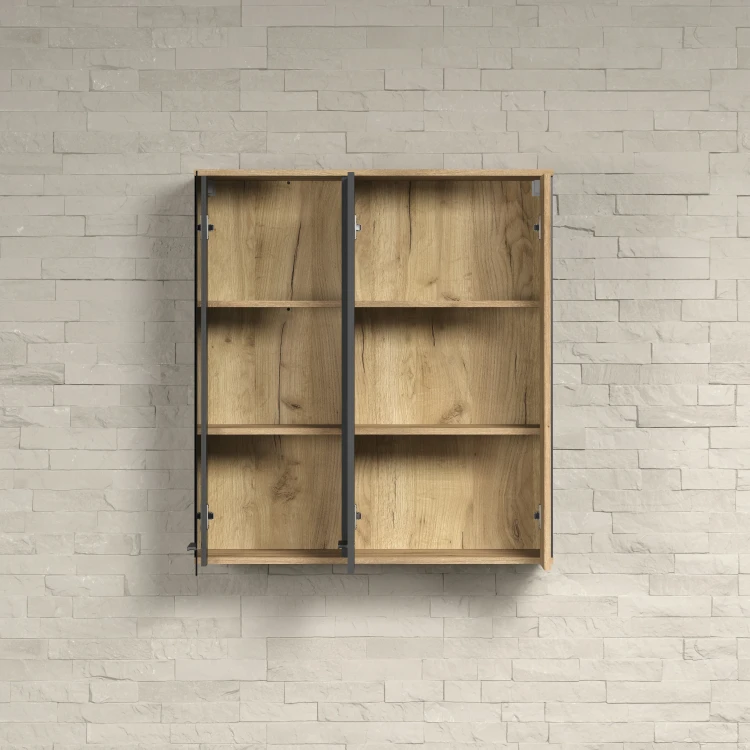 system ESTEBAN witryna wisząca 2d1w grafit _ dąb evok_3d.webp