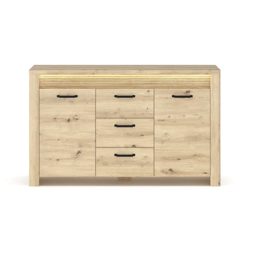 system MORIS komoda 2d3s + LED dąb artisan_1.webp