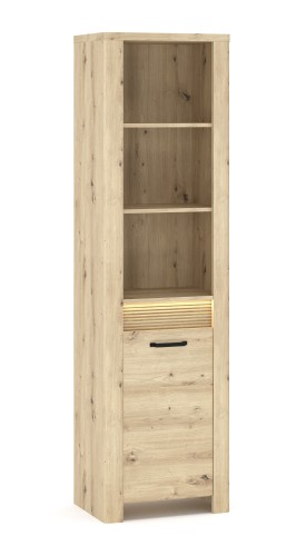 system MORIS regał otwarty 1d + LED dąb artisan_3.jpg