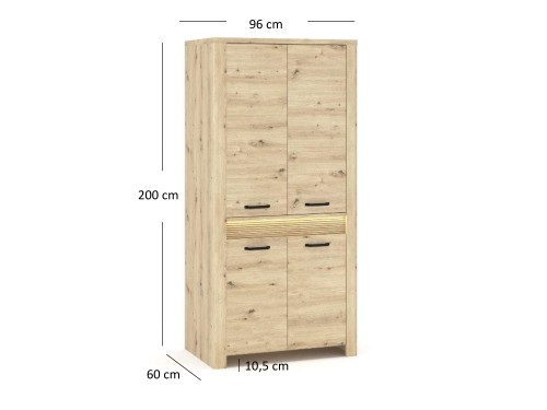 system MORIS szafa 4d + LED dąb artisan_4.jpg