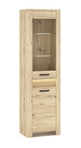 system MORIS witryna 1d1w + LED dąb artisan_3.jpg
