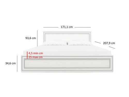 system TIFFANY łoże 160 z pojemnikiem woodline krem_4.jpg