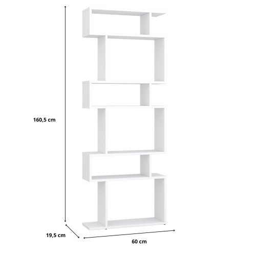 bialy-regal-alver-160x60-wymiary