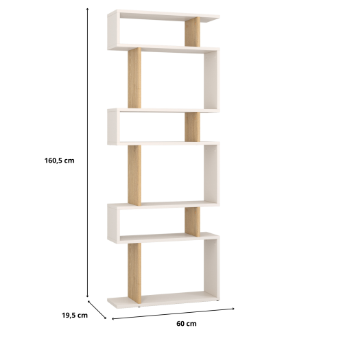 regal-alver-kaszmir-dab-kamienny-160x60-wymiary