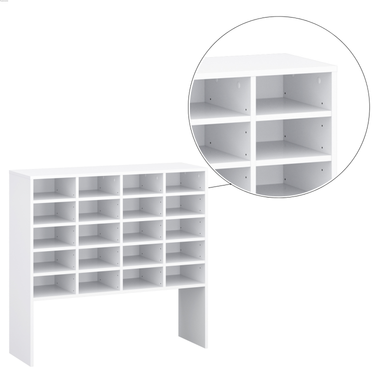 Furniwest regał uniwersalny biały