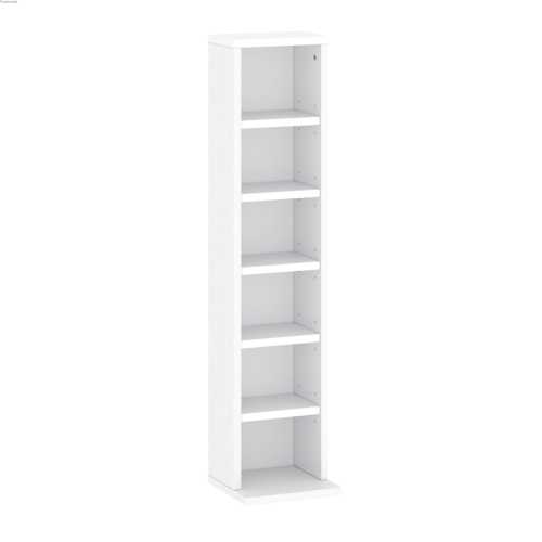 Furniwest regał na 102 płyty CD lub 36 płyty DVD kolor biały 92 cm